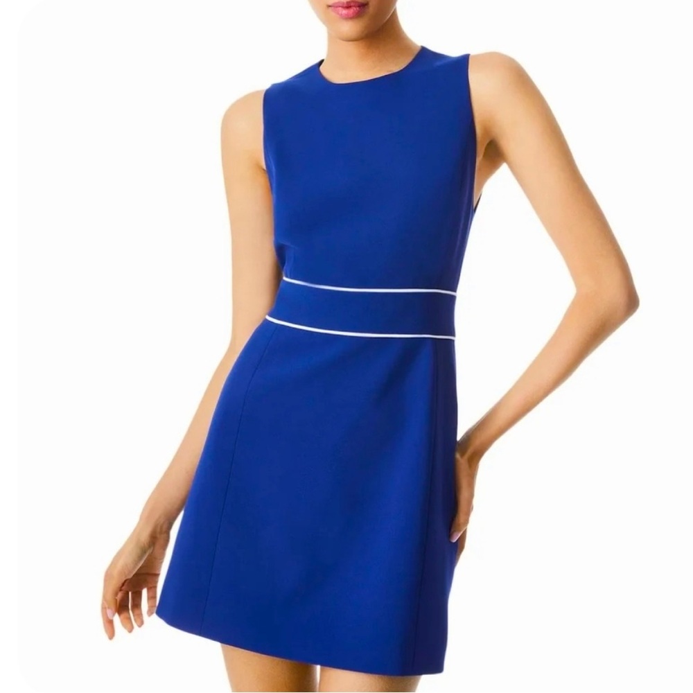 NEW Alice + Olivia Coley Crewneck Dress - Blue size 6, tags not included (NWOT)